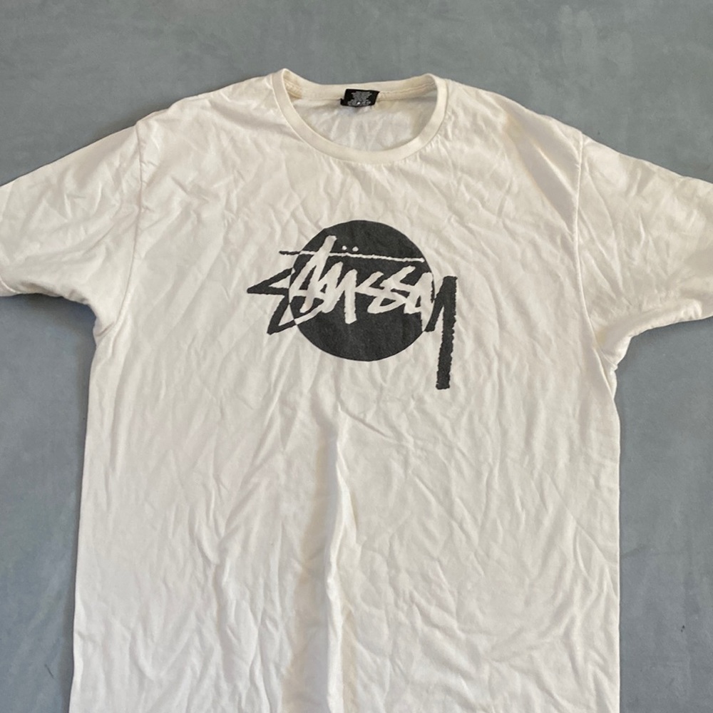 Stussy T- Shirt, Size L, White